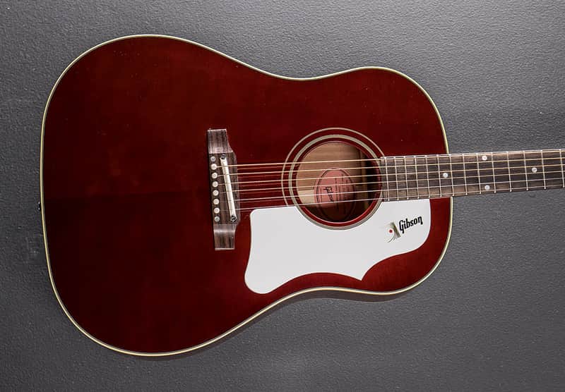 Gibson 60's J-45 Original Adjustable Saddle - Wine Red image 1