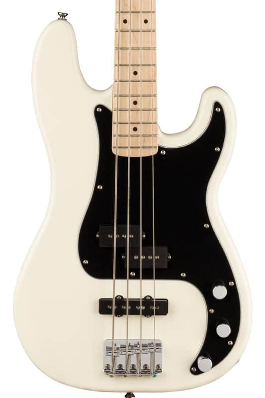 Fender Squier Affinity Precision Bass PJ, Maple Fingerboard, Black Pickguard - Olympic White image 1