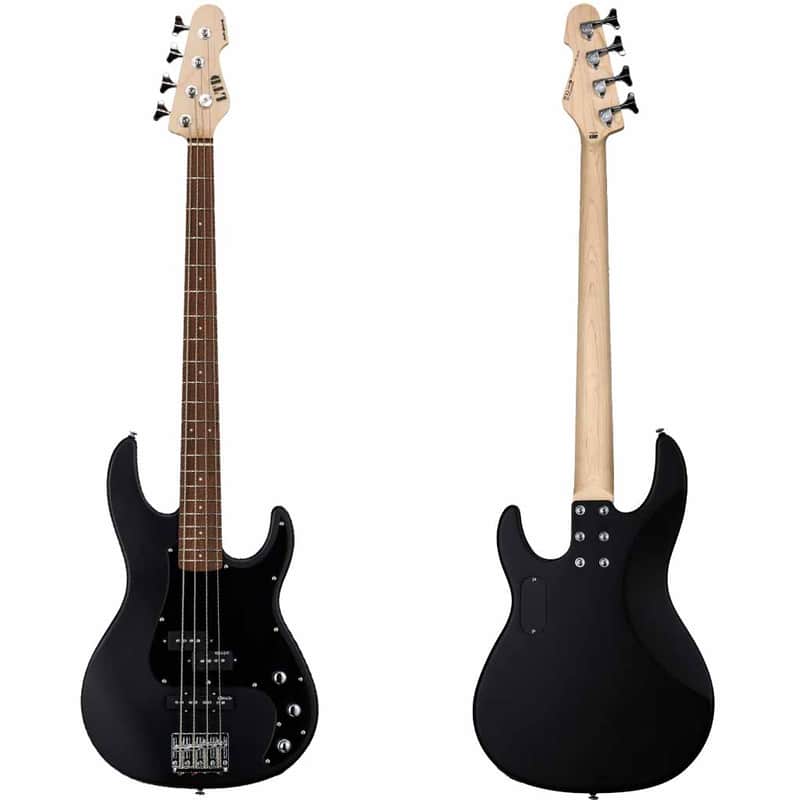 ESP LTD AP-204 Bass Guitar - Black Satin image 1