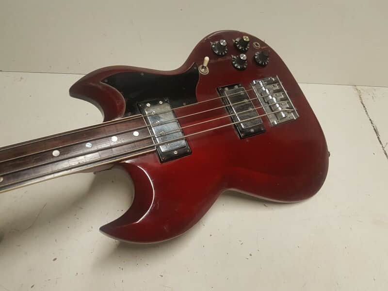 1976 HOYER EB 3 FRETLESS BASS made in GERMANY SHORT SCALE image 1