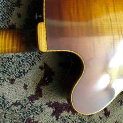 Roger Borys B-120 Deluxe 2012 Honeyburst image 17