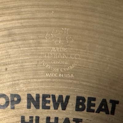 Zildjian New Beat 14" Hi-Hats Hi Hat Cymbals Vintage 70s 80s 1000 1400 Grams image 12