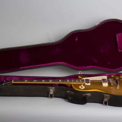 Gibson Les Paul Deluxe Solid Body Electric Guitar (1973), ser. #051390, original black tolex hard shell case. image 10