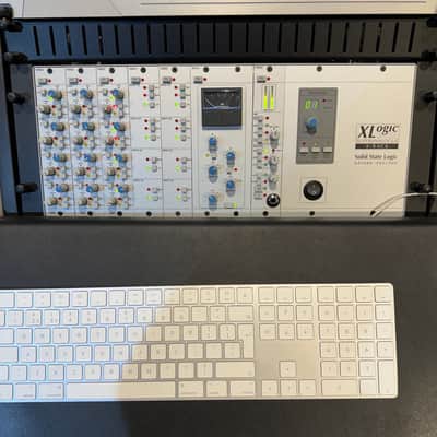 Solid State Logic X-Rack 28 Channel Summing Mixer + Stereo Bus Compressor & custom Mogami breakout cables image 6