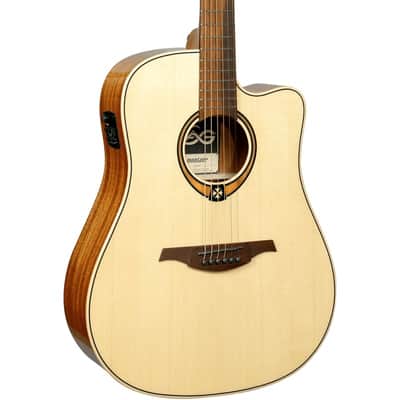 Lag Tramontane T88DCE | Dreadnought Cutaway Acoustic-Electric Guitar, Natural. New with Full Warranty! image 1