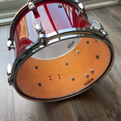 Yamaha AMT-1309 Absolute Hybrid Maple 13x9" Rack Tom 2014 - Present - Red Autumn image 5