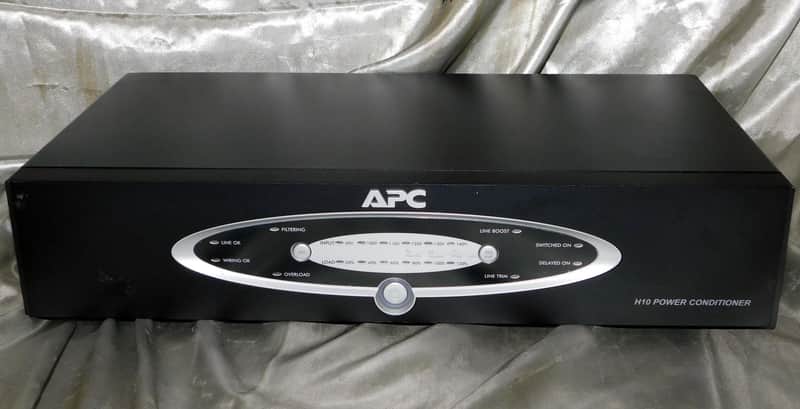 APC H10 BLK Power Conditioner 12 Outlet Surge Protector Home Theater AV image 1