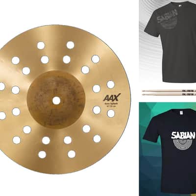 Sabian *Pre-Order* AAX 10" AERO SPLASH Cymbal | Effect | Bundle & Save | Made in Canada | Special Order | Authorized Dealer image 1