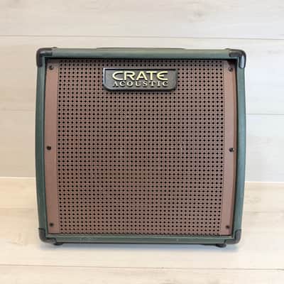 Crate CA15 Acoustic Amplifier 15W Dual Channel with Reverb late ’90s / early 2000s - Green Tolex image 1
