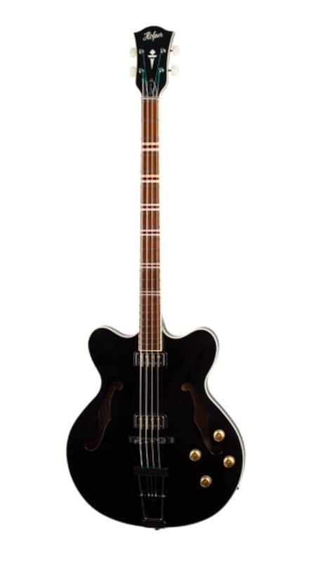 Hofner HCT Verythin Bass - Black - Short Scale image 1