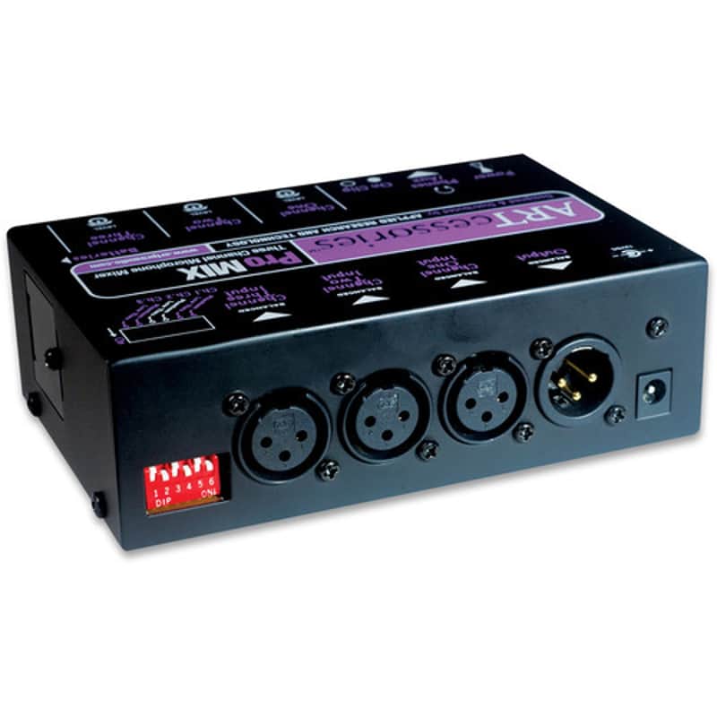 ART ProMIX 3-channel Microphone Mixer - (B-Stock) image 1