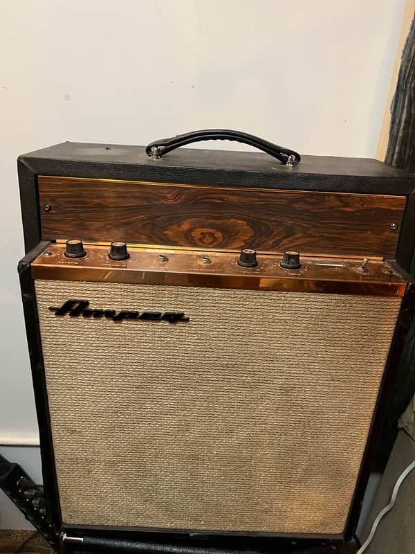 Ampeg J-12R Reverbojet"Golden Glo" 18-Watt 1x12" Guitar Combo 1967 - 1970 - Black image 1