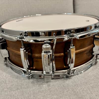 Ludwig Copperphonic Snare Drum 14x5” with patina finish *MINT* image 2