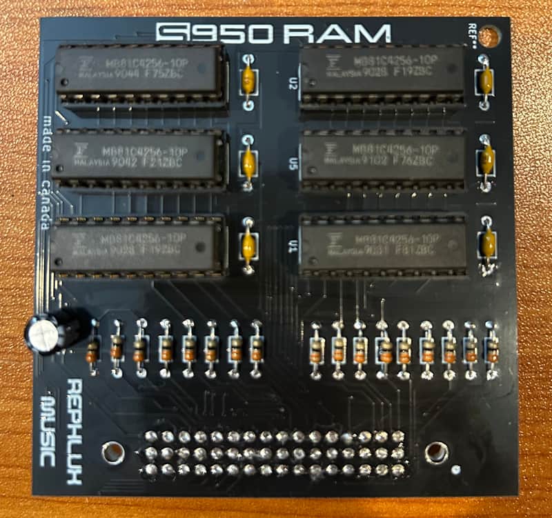 Rephlux Music RM-S950-2 Akai S950 750K Ram Expansion image 1