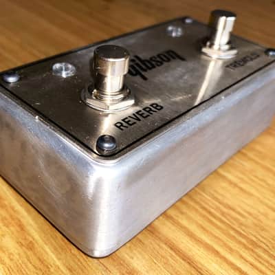 Rare Gibson 2-Button Footswitch for Falcon 20 Guitar Amp Reverb & Tremolo Switch image 2