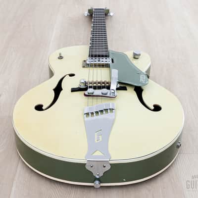 1958 Gretsch 6125 Single Anniversary Smoke Green w/ Trestle Bracing, PAF FilterTron, Tone Twister Vibrato & Case image 12