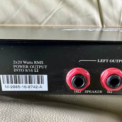 Immagine Marshall EL84 20/20 Dual Rack Power Amp 2010s - Gold - 7
