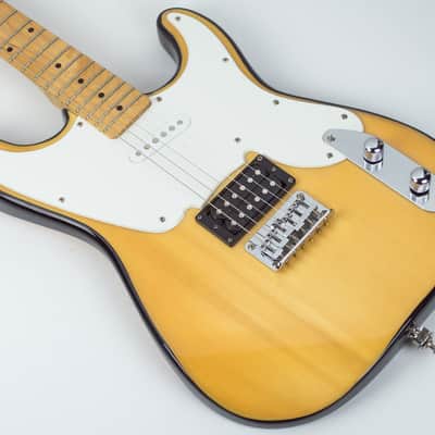 ONE of a KIND! Squier '51 Stratocaster/Telecaster/Precision Hybrid, Blonde/Black sides +CASE image 7
