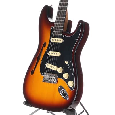 Fender Limited Edition Suona Stratocaster Thinline, Ebony Fingerboard, Violin Burst (H9)(70937) (70937) image 4