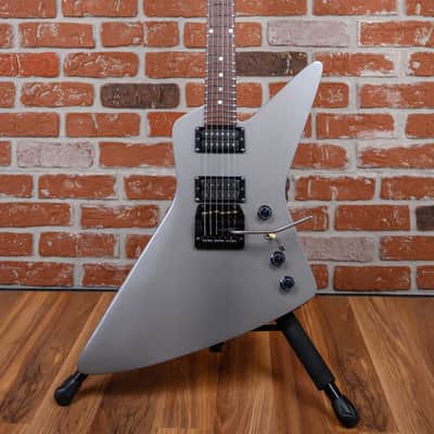 B.C. Rich USA Custom Shop Explorer Metallic Grey 1984 w/Hardshell case image 4