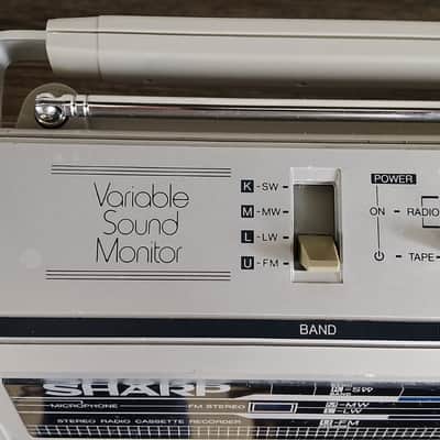 SHARP GF-4343 ✅Serviced Warranty Rare Vintage Cassette Deck Boombox Retro Japan image 11