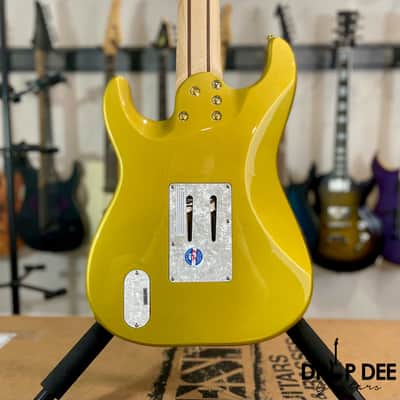 ESP LTD Javier Reyes Signature JRV-8 8-String Electric Guitar w/ Case-Metallic Gold image 11