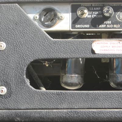 Fender Bassman 50.  Cabinets: VT Bassman 15. VT Bassman 12. 1968 Black Silver image 6
