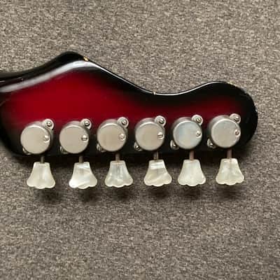Hofner Galaxie 176 Mid-60's - Red Burst image 8