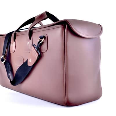 Trumpet Gig Bag - Double Trumpet or Trumpet/Flugelhorn - Leather - Glenn Cronkhite image 4