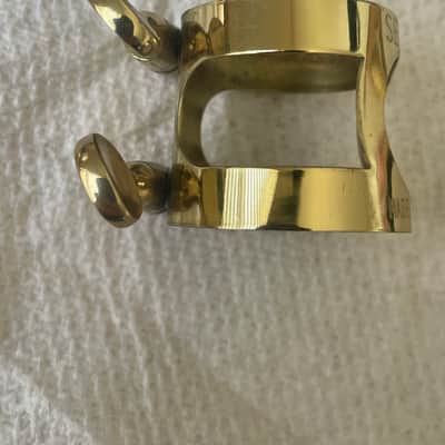 Vintage Selmer Paris Alto Saxophone Ligature and Cap Set - Listing #2 image 5