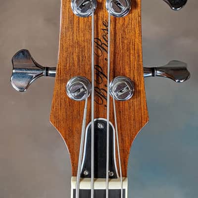 BP Rose BTF150 Semi-Hollowbody Bass Natural image 6