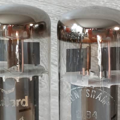 Exceptional ANOS MULLARD el34 XF2 matched quad Blackburn WELDED PLATE 6CA7 THE HOLY GRAIL for Hiwatt Orange Marshall image 7