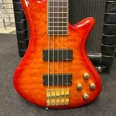 Schecter Diamond Series Elite-5 Active 5-String Bass Cherry Sunburst image 2