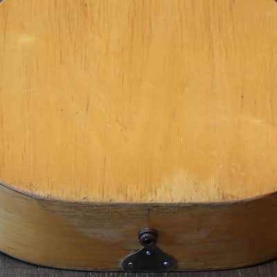 Vintage! 1920’s USA Made Natural Acoustic/ Electric Parlor Guitar + Case image 16
