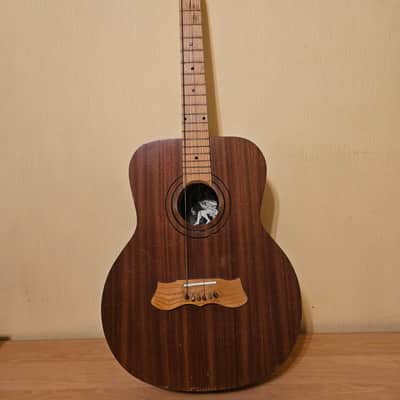 Orfeus Plovdiv Acoustic Guitar 6 String Orpheus Bulgarian Vintage image 2