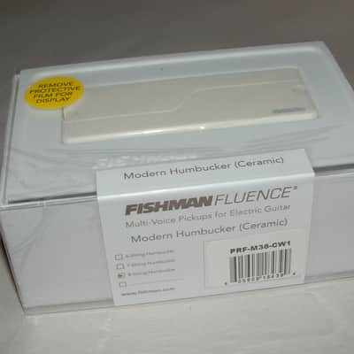 Fishman Fluence PRF-M38-CW1 8 String Modern Humbucker Ceramic 3 Voices (White) image 1