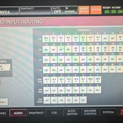 Sony DMX-R100 48-Channel Digital Audio Mixer 2000s - Silver and Gray image 3