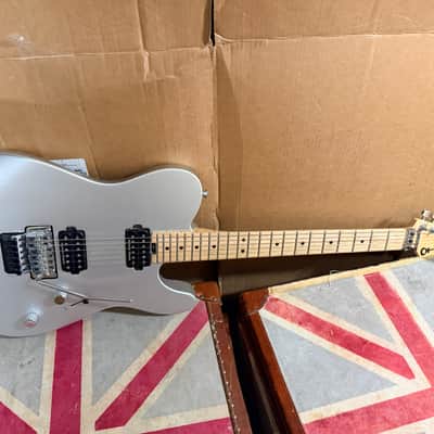 Charvel Pro-Mod San Dimas Style 2 HH FR Satin Silver Electric Guitar image 1