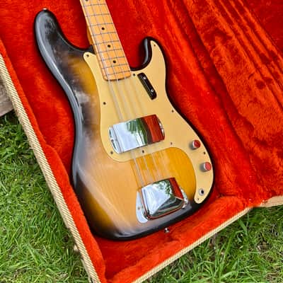 Vintage Fender Fullerton 1982 -1957 Reissue Precision Bass 1st Year image 1