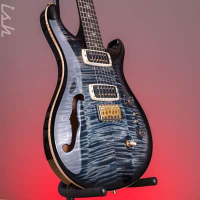 PRS 40th Anniversary Custom 24-08 Semi-Hollow Faded Whale Blue Smokeburst image 3