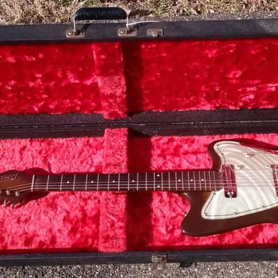 Danelectro  Coral Hornet 2NV 1964 Brownburst image 1