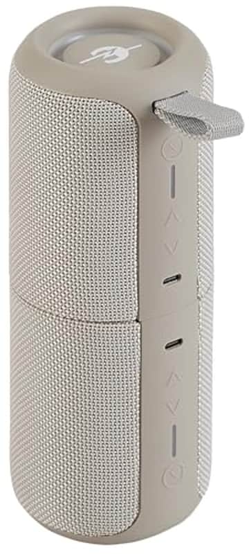 Crosley CR3080A-DU Duo 2-in-1 Portable Bluetooth Stereo Speakers, Dune image 1