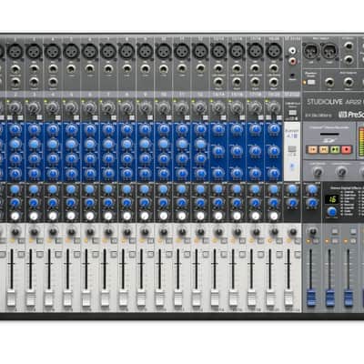 PreSonus StudioLive AR22 USB 22-Channel Hybrid Mixer 2010s Black image 1