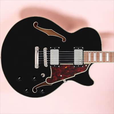 D'Angelico Premier SS Single Cutaway w/ stop-bar tailpiece, Black* w/ DAPSSSBKNS image 7
