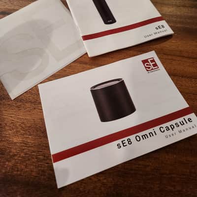 sE8 Small Diaphragm Condenser Matched Stereo Pair - Cardioid AND Omni matched capsule sets + Rode stereo bar & case image 12