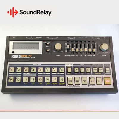Korg KPR-77 - Analog Drum Machine - PSU Included - Manual Included - Tested
