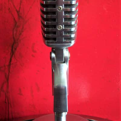 Vintage 1960's Calrad DM-16 dynamic microphone Satin Chrome w accessories image 7