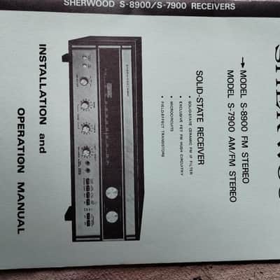 Sherwood S8900 receiver for parts or repair - 1970's image 9