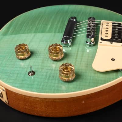 2014 Gibson 120th Anniversary Les Paul Classic - Seafoam Green | USA '57 Classic Zebra Humbucker Pickups Push/Pull Coil Split Active Boost | CoA OHSC image 17