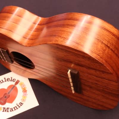 Kamaka HF-2 Curly Hawaiian Koa Concert Ukulele #5401 image 11